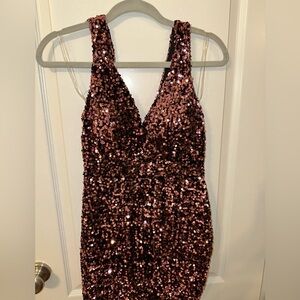 pink sequin mini dress!